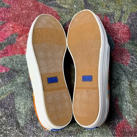 💛 Orange Floral Rifle Paper Co. Keds - Picture 6 of 11